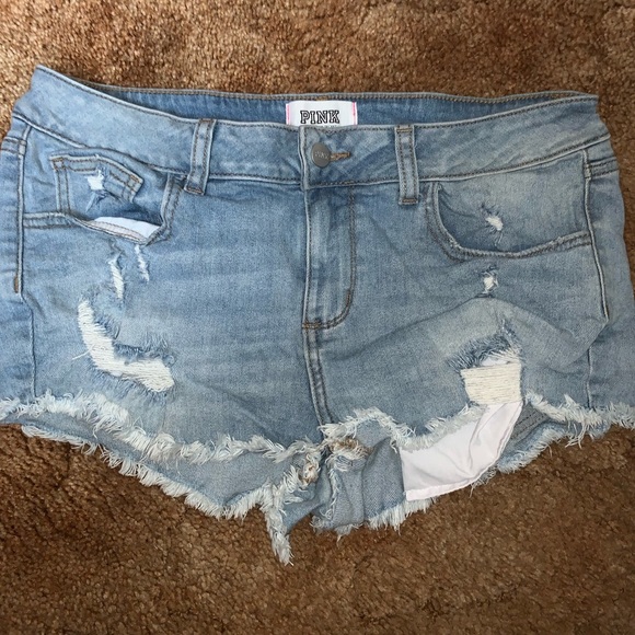 PINK Victoria's Secret Pants - PINK jean shorts PINK Victoria's Secret Pants - PINK jean shorts